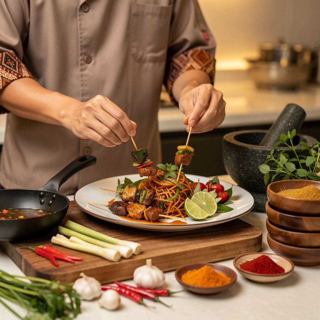 Chef Vinda Sari from Indochina - Indonesian culinary expert in Manizales