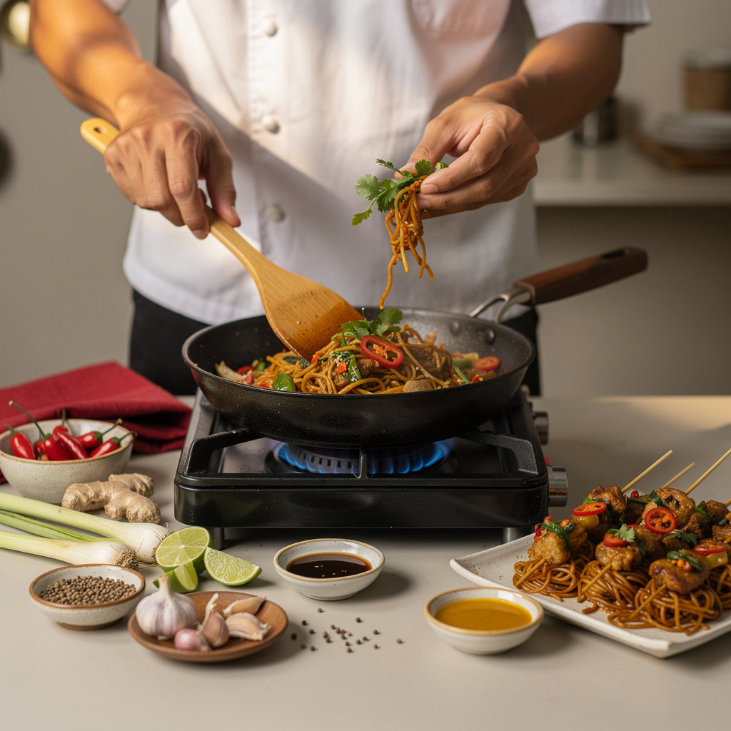 Chef Vinda Sari - Indochina restaurante asiático auténtico Manizales Indonesia